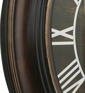 Designové plastové hodiny tmavě hnědé MPM E01.3878
