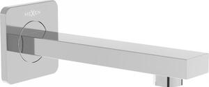 Mexen CUBE, podomítkové vanové rameno 16cm, chrom, 79370-00