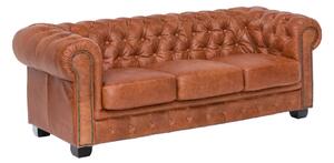 Sob nábytek - Pohovka Chesterfield vintage pravá kůže - F0A00000292W