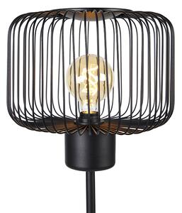 Designová stojací lampa černá - Baya