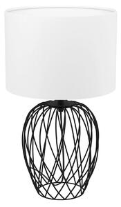 EGLO Vintage stolní lampa NIMLET, 1xE27, 40W, bílá 43652