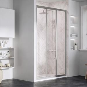 Ravak Supernova Sprchové dveře 100 cm, satin+transparent ASDP3-100 00VA0UR2Z1