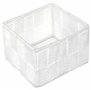 Compactor Úložný organizér do zásuvky Compactor TEX - košík S, 12 x 12 x 7 cm, bílý, S