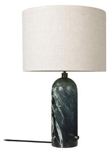 Stolní lampa GUBI, Gravity Large, stmívatelné, Zelená, Obývací pokoj, Kámen, Design