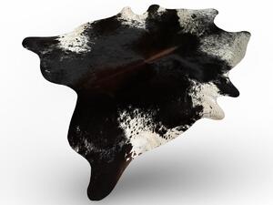 Dekorační hovězí kůže 3,2 m2 černobílá sůl a pepř 458 3,0 - 3,9 m2