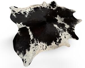 Dekorační hovězí kůže 3,1 m2 černobílá sůl a pepř 457 3,0 - 3,9 m2