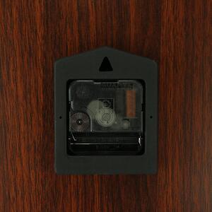 Dřevěné designové hodiny tmavě hnědé MPM E07P.3975.52