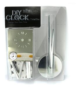 Nalepovací hodiny stříbrné/lesklé stříbrné MPM Nalepovací hodiny E01.3770