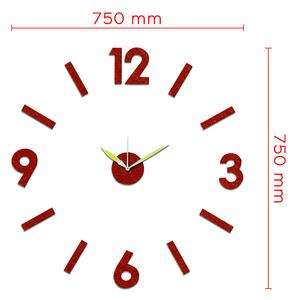 MPM Červené nalepovací hodiny 3775.20