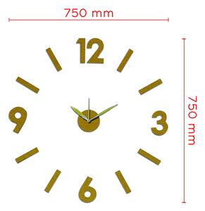 MPM Zlaté nalepovací hodiny E01.3775.80