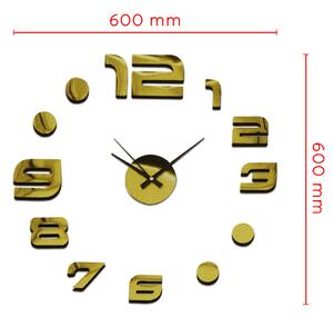Nalepovací hodiny zlaté MPM Nalepovací hodiny E01.3776.80