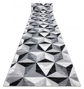 Běhoun ARGENT - W6096 trojúhelníky 3D šedý / černý