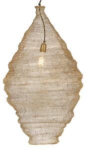 Orientální závěsná lampa zlatá 90 cm - Nidum