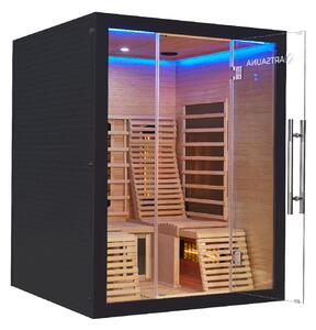 Infračervená sauna Helsinky 150 s technologií Dual Technology černá