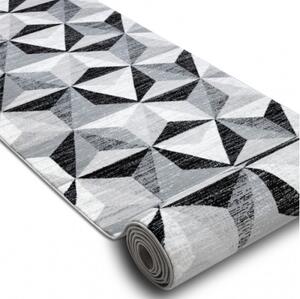 Běhoun ARGENT - W6096 trojúhelníky 3D šedý / černý