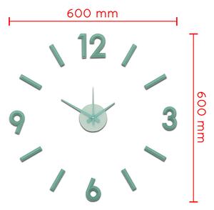 MPM Zelené plastové nalepovací hodiny E01.3771.40