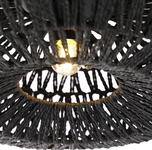 Retro stropní svítidlo černé 50 cm - Lina