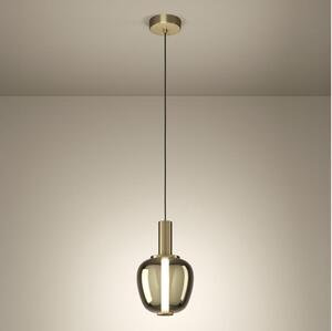 Eglo 390463 -LED Stm. lustr na lanku FRUITERA LED/5,5W/230V + LED/1,6W zlatá