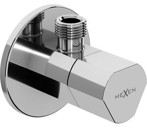Mexen T, rohový ventil pro baterii 1/2"x3/8", chromová, 79973-00