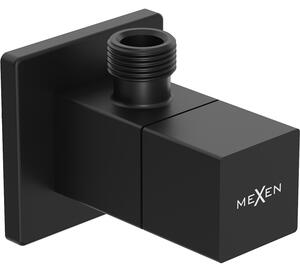Mexen S, rohový ventil pro baterii 1/2"x3/8", černá matná, 79971-70