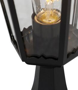 Klasická venkovní lampa podstavce černá 48,6 cm IP44 - New Orleans