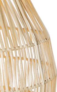 Venkovská závěsná lampa bambus 41 cm - Bishop