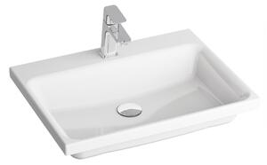 Ravak Comfort umyvadlo 60x46 cm obdélníkový nábytkový bílá lesk XJX01260001