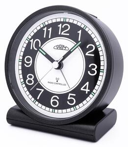Analogový budík plastový černý PRIM Alarm Gentleman - C01P.3798.9090.A
