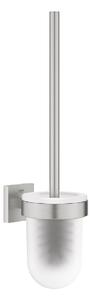 Grohe QuickFix Start Cube - WC štětka nástěnná s držákem, sklo/supersteel 40977DC0