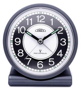 Analogový budík plastový černý/šedý PRIM Alarm Gentleman - C01P.3798.9290.A