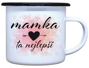 Plecháček Nejlepší mamka srdce a šíp Objem: 330 ml