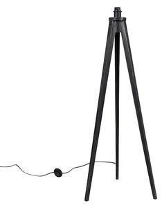 Venkovská stojací lampa stativ černá - Tripod Classic