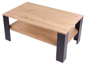 Konferenční stolek CALVERT dub artisan/černá