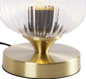 Art deco stolní lampa mosaz - Banci