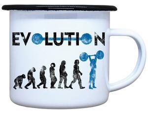 Plecháček s potiskem Evoluce kulturisty Objem: 330 ml