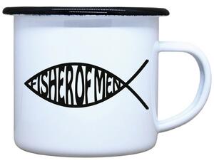 Smaltovaný plecháček Fisher of men Objem: 330 ml
