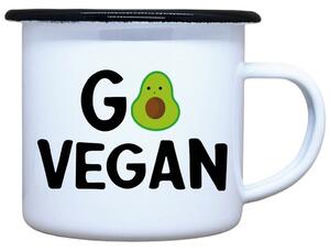 Plecháček s potiskem Go vegan Objem: 330 ml