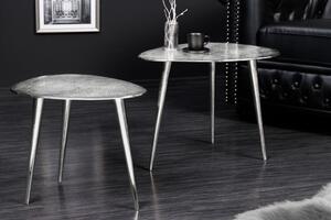 2SET konferenční stolek ELEMENTS 39/32 CM stříbrný Nábytek | Obývací pokoj | Konferenční stolky | Všechny konferenční stolky