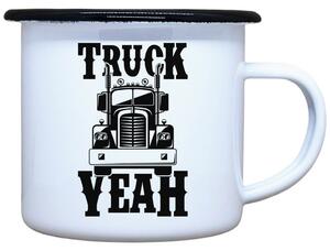 Plecháček s potiskem Trucker yeah Objem: 330 ml