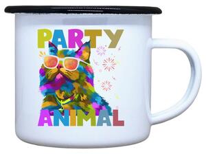 Smaltovaný plecháček Party animal Objem: 330 ml