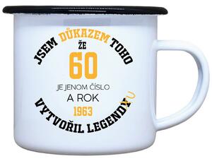 Smaltovaný plecháček 60 je jenom číslo Objem: 330 ml
