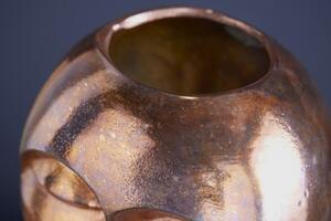 Váza FACE 50 CM antik měděná Doplňky | Vázy
