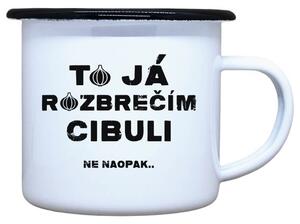 Smaltovaný plecháček Rozbrečím cibuli Objem: 330 ml