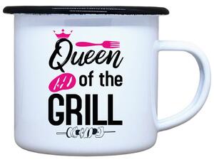Smaltovaný plecháček Queen of the grill Objem: 330 ml