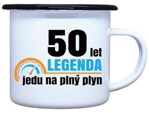 Smaltovaný plecháček Na plný plyn Objem: 330 ml