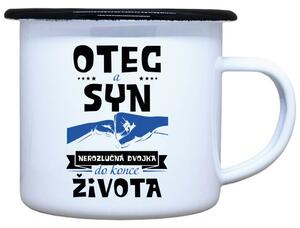 Smaltovaný plecháček Nerozlučná dvojka Objem: 330 ml
