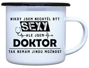 Plecháček s potiskem Sexy doktor Objem: 330 ml