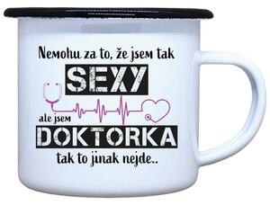 Plecháček s potiskem Sexy doktorka Objem: 330 ml
