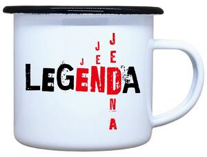 Plecháček s potiskem Jedna legenda Objem: 330 ml