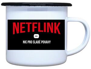 Plecháček s potiskem Netflink Objem: 330 ml